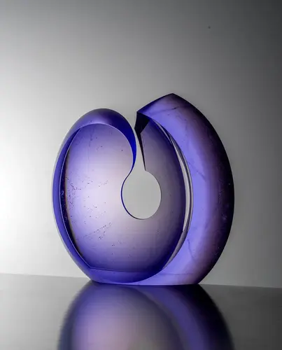 Glass sculpture