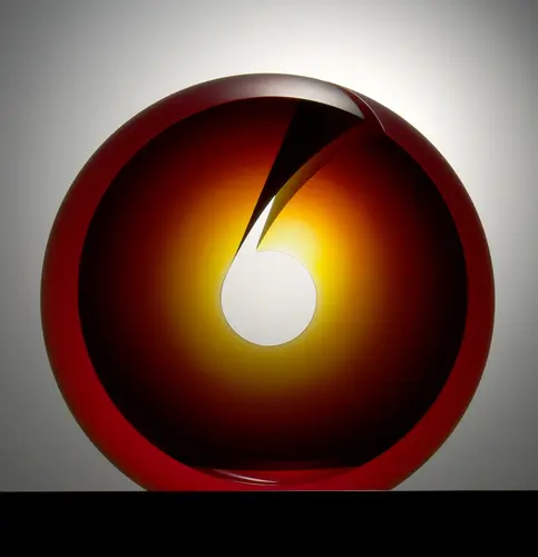 Glass sculpture